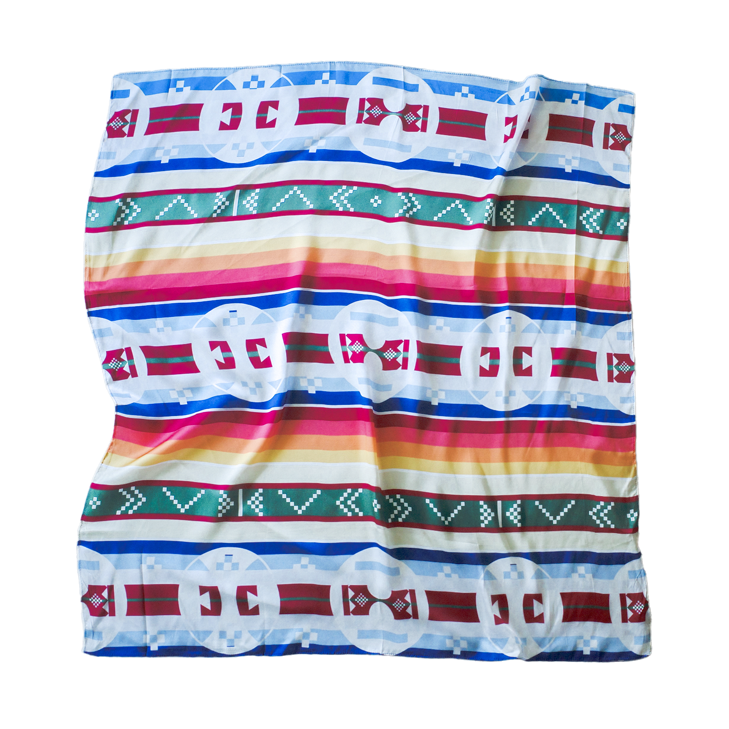 Quillwork Silk Scarf